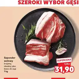 Kaufland Szponder wołowy krojony oferta