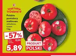 Kaufland Polskie pomidory malinowe układane luzem oferta