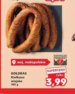 Kaufland Kiełbasa wiejska Kołdras oferta
