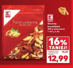 Kaufland Orzechy brazylijskie K-Classic oferta