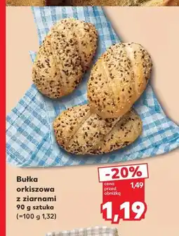 Kaufland Bułka orkiszowa z ziarnami oferta