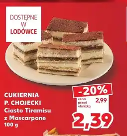 Kaufland Ciasto Tiramisu z mascarpone Cukiernia P. Chojecki oferta
