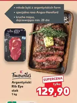 Kaufland Argentyński Rib Eye stek K-Favourites oferta