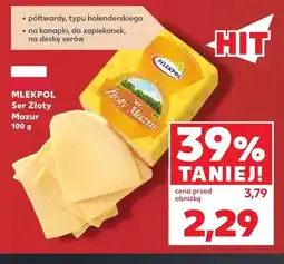 Kaufland Ser Złoty Mazur Mlekpol oferta