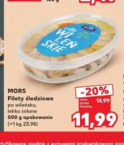 Kaufland Filety śledziowe po wileńsku lekko solone Mors oferta