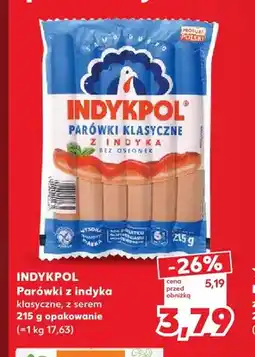 Kaufland Parówki z indyka klasyczne Indykpol oferta