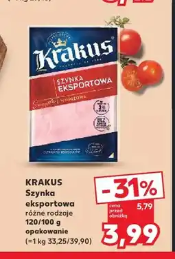 Kaufland Szynka eksportowa Krakus oferta