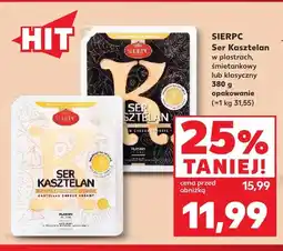 Kaufland Ser Kasztelan w plastrach śmietankowy Sierpc oferta