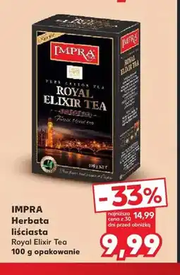 Kaufland Herbata liściasta Royal Elixir Tea Impra oferta