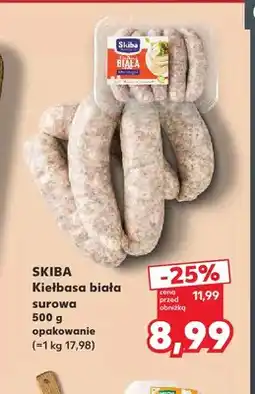 Kaufland Kiełbasa biała surowa Skiba oferta