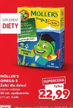 Kaufland Żelki dla dzieci Möller's Omega-3 oferta