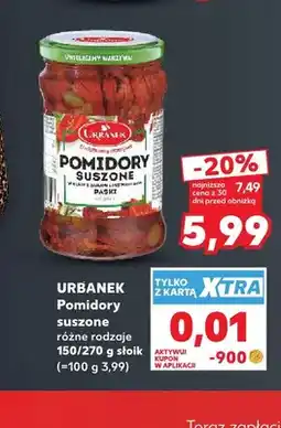 Kaufland Pomidory suszone Urbanek oferta