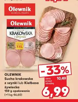 Kaufland Kiełbasa żywiecka Olewnik oferta