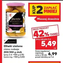 Kaufland Oliwki zielone Gold Edition oferta