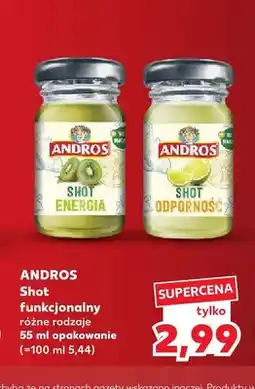 Kaufland Shot funkcjonalny Andros oferta
