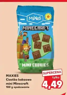 Kaufland Ciastka kakaowe mini Minecraft Maxies oferta