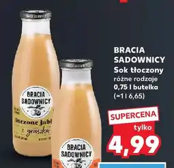Kaufland Sok tłoczony jabłko z gruszką Bracia Sadownicy oferta