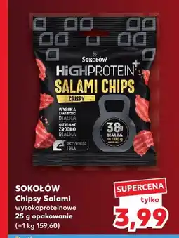 Kaufland Chipsy salami wysokoproteinowe Sokołów oferta