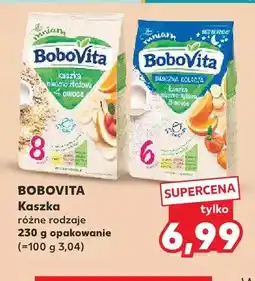 Kaufland Kaszka mleczno-zbożowa 4 owoce BoboVita oferta