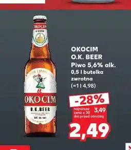 Kaufland Piwo Okocim O.K. Beer oferta