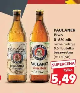 Kaufland Piwo Paulaner Weissbier oferta