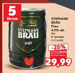 Kaufland Piwo 4,9% Pils Stephans Bräu oferta