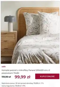 Home&You Komplet pościeli z mikrofibry Panorel 200x220 cm z 2 poszewkami 70x80 home & you oferta