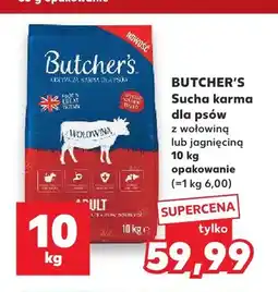 Kaufland Sucha karma dla psów z wołowiną Butcher's oferta