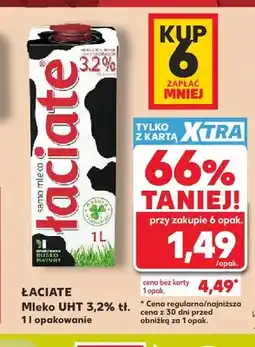 Kaufland Mleko UHT Łaciate 3,2% oferta