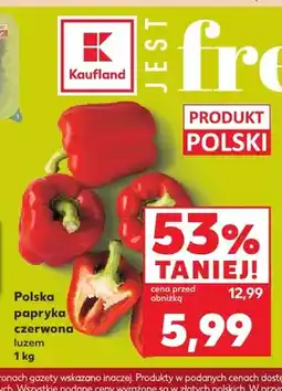 Kaufland Papryka czerwona polska oferta