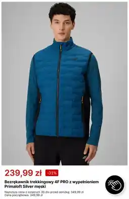 4F Bezrękawnik trekkingowy 4F PRO z wypełnieniem Primaloft Silver męski oferta