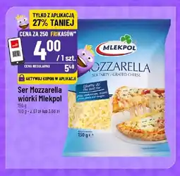 Polomarket Ser mozzarella wiórki Mlekpol oferta