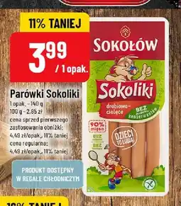 Polomarket Parówki Sokoliki drobiowo-cielęce Sokołów oferta