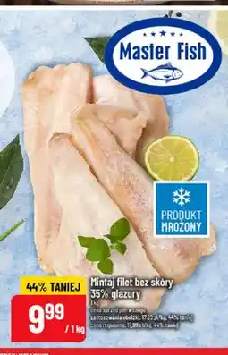 Polomarket Mintaj filet bez skóry 35% glazury Master Fish oferta