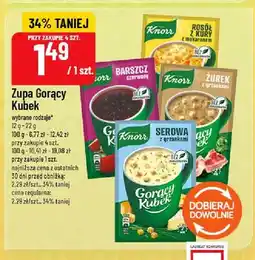 Polomarket Zupa Gorący Kubek barszcz czerwony Knorr oferta