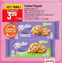 Polomarket Ciastka Pieguski Choco Cookies Milka oferta