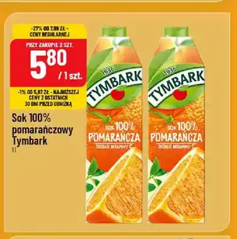 Polomarket Sok pomarańczowy Tymbark 100% oferta