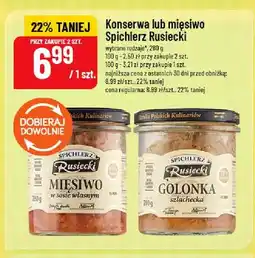 Polomarket Mięsiwo w sosie własnym Spichlerz Rusiecki oferta