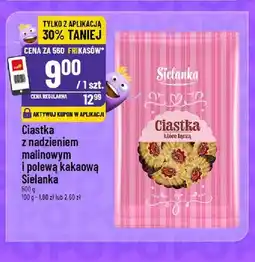 Polomarket Ciastka z nadzieniem malinowym i polewą kakaową Sielanka oferta