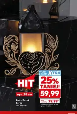 Kaufland Znicz Barok Serce bez wkładu oferta