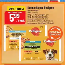 Polomarket Karma dla psa Junior w galaretce Pedigree 4-pak oferta