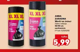 Kaufland Worki na śmieci 60 l Anna Zaradna oferta