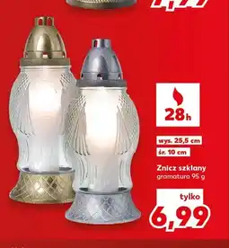 Kaufland Znicz szklany oferta