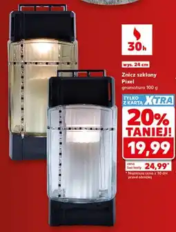 Kaufland Znicz szklany Pixel oferta