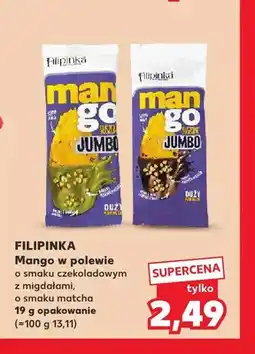 Kaufland Mango w polewie o smaku matcha Filipinka oferta