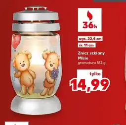 Kaufland Znicz szklany Misie oferta