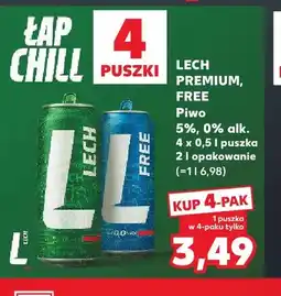 Kaufland Piwo Lech Premium 4-pak oferta