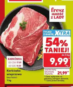 Kaufland Karkówka wieprzowa bez kości oferta