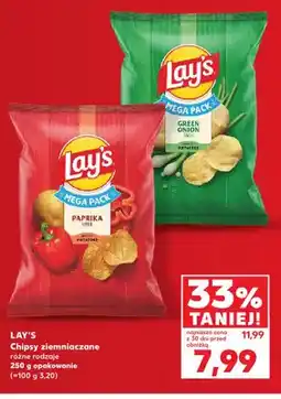 Kaufland Chipsy ziemniaczane Green Onion Lay's oferta