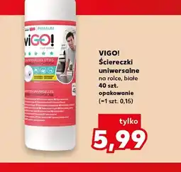 Kaufland Ściereczki uniwersalne na rolce białe viGO! oferta